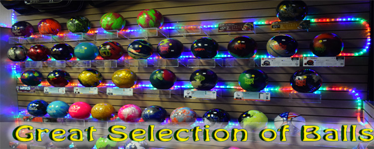 Picture of Bowling Balls with New Ball for you