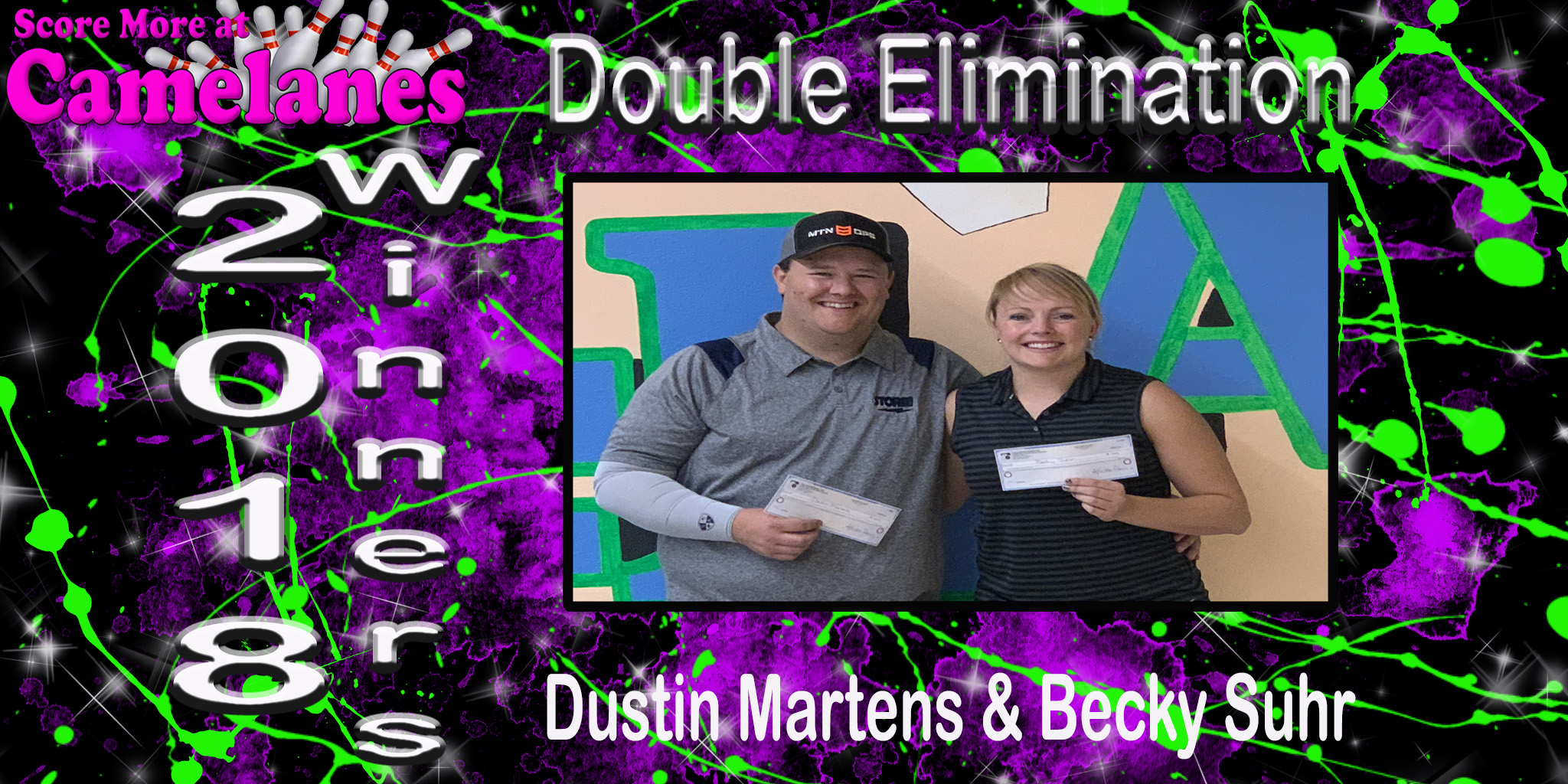 Camelanes Bowling Center 2018 Double Elimination Winners!