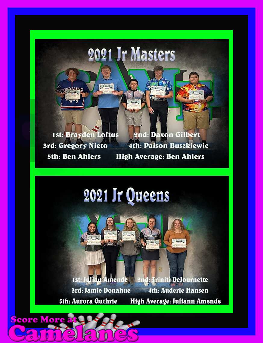 2021 Jr Master & Queens Winners